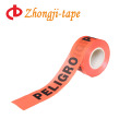 Danger zone use red pe warning tape